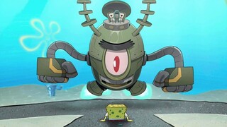 SpongeBob: Patty Pursuit - Gameplay Walkthrough Part 1 (Intro + Robo Plankton Boss Battle)