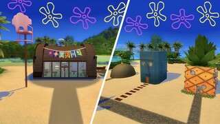 I built Bikini Bottom in The Sims 4 - Tour & Walkthrough!