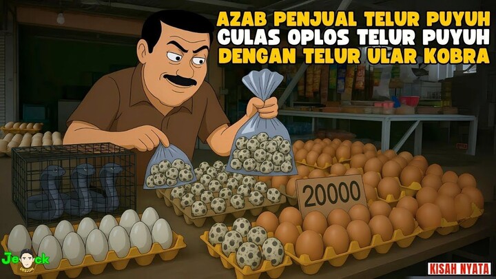 AZAB PENJUAL TELUR PUYUH CULAS OPLOS TELUR PUYUH DENGAN TELUR ULAR KOBRA
