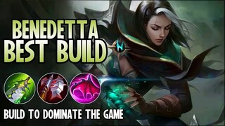 Benedetta Best Build | Top 1 Global Benedetta Build Guide | Benedetta Gameplay - Mobile Legends