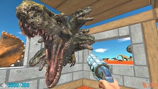 Aliens Dinosaurs Attack My Base on Mars. Animal Revolt Battle Simulator