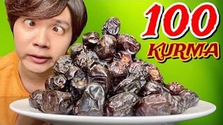 BUKA PUASA MAKAN 100 KURMA