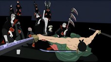Zoro Vs All Akatsuki, Ga Mundur Boz