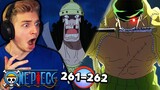 ZORO VS. T-BONE WENT CRAZY!! | One Piece Episode 261-262 REACTION