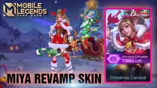 NEW MIYA "CHRISTMAS CARNIVAL SKIN REVAMP | MIYA REVAMP SKIN | MIYA CHRISTMAS REVAMP SKIN