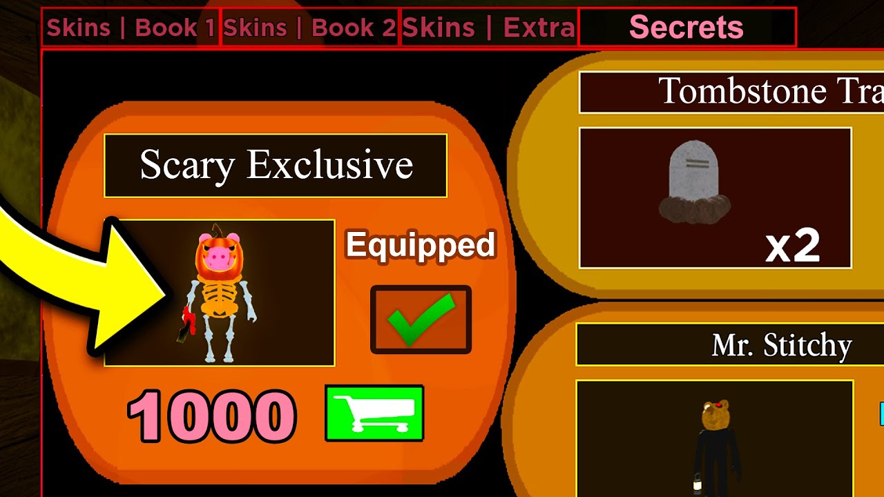 Roblox Piggy Book 2 but i unlocked secret skins.. - BiliBili