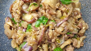 เคล็ดลับ ผัดมะเขือง่ายๆ ให้อร่อย มะเขือไม่ดำคล้ำ Stir Fried Eggplant Recipe - Mai's Kitchen