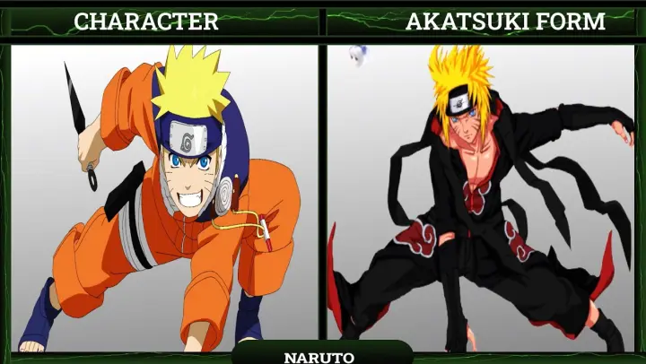 Naruto/Boruto Characters As Akatsuki Form