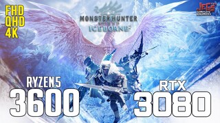 Monster Hunter Iceborne on Ryzen 5 3600 + RTX 3080 1080p, 1440p, 2160p benchmarks!