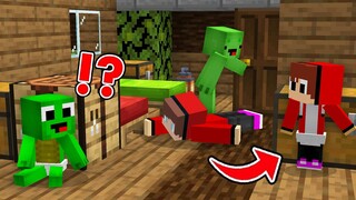 How Baby Mikey & JJ HIDE and SEEK with FAMILY MAIZEN in Minecraft challenge (Maizen Mizen Mazien)