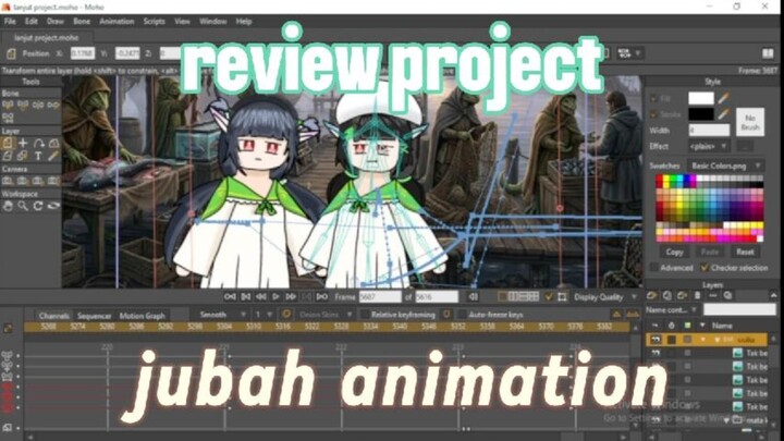 review singkat animasi jubah