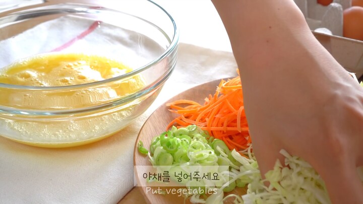 Bánh mì bắp cải healthy đồ - Cabbage toast- 양배추 토스트 만들기
