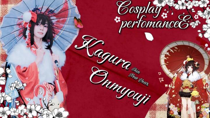 Sang Roh Payung Seimei Kagura Onmyouji | Cosplay perfomance