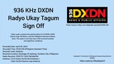 936 KHz DXDN Radyo Ukay Tagum Sign Off