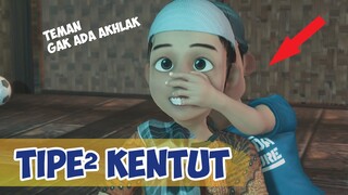 TIPE-TIPE ORANG KENTUT VERSI ANIMASI KANG CARTOON