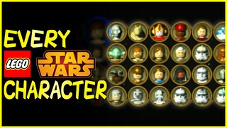 EVERY CHARACTER in LEGO Star Wars: The Video Game (2005)