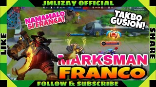 MARKSMAN FRANCO Gameplay Tutorial| PERFECT HOOK-KILL COMBO counter to all kind of Heroes! #franco