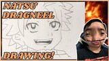 Drawing Natsu Dragneel For The First Time (Anime Drawing)