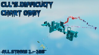 Cll's Difficulty Chart Obby [All Stages 1-135] (ROBLOX Obby)