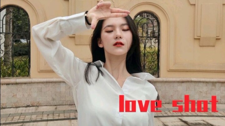 [Lying down] Male group dance first cover LOVE SHOT-EXO white shirt handsome cover dance (WJSN versi