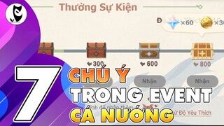 7 Chú Ý Trong Event Cá Nướng | Hướng Dẫn Nhận 120 NGUYÊN THẠCH Nhanh Nhất Có Thể