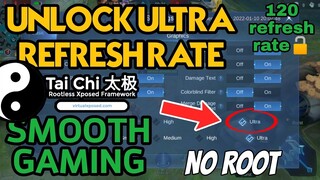 PAANO I - UNLOCK ANG ULTRA HIGH REFRESH RATE SA MOBILE LEGENDS GAMIT ANG TAICHI APP?