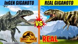 Giganotosaurus Fight: Jurassic World Dominion vs Real Life | SPORE