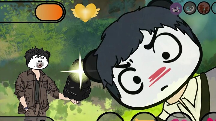Live broadcast of treasure hunting in the wild, billions of insect ambers were found in a black garb