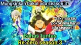 Bahas tuntas apakah Re:Zero akan mendapatkan season 3?