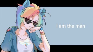 [Fanart][My Little Pony]Rainbow Dash - I am the man