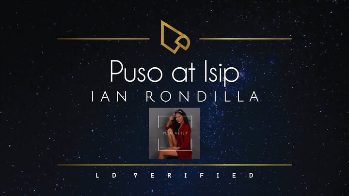 Ian Rondilla | Puso at Isip (Lyric Video)