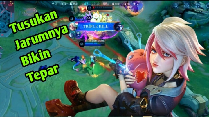 Capek bener gendong 4 orang | MLBB MOBILE LEGEND