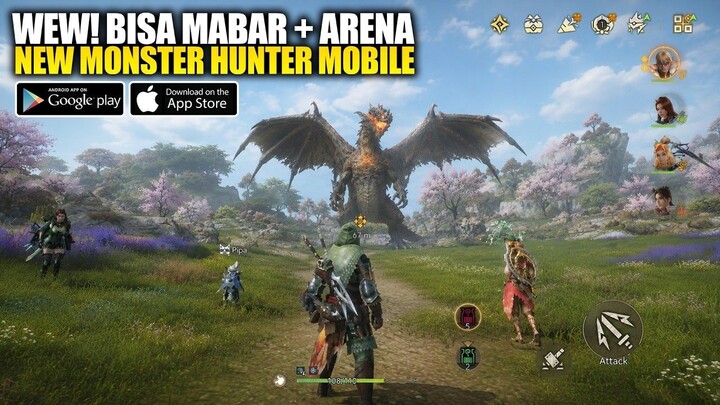 NEW Monster Hunter Mobile Ini Bisa Mabar & Arena! - MONSTER HUNTER OUTLANDERS