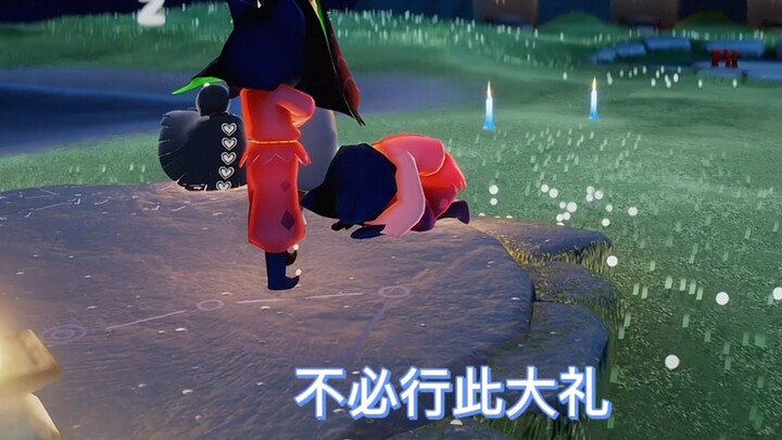 Little Black sees how tall I am and starts bowing down to me, begging me to make her shorter.