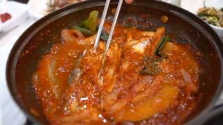 Mukbang cơm trộn và cua ngâm tương #food