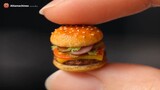 DIY polymer clay Burger miniatures