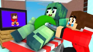Monster School : Help Poor Baby Zombie x JJ  -  Minecraft Animation