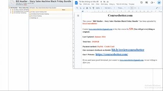 (CoursesBetter.com) Bill Mueller – Story Sales Machine Black Friday Bundle