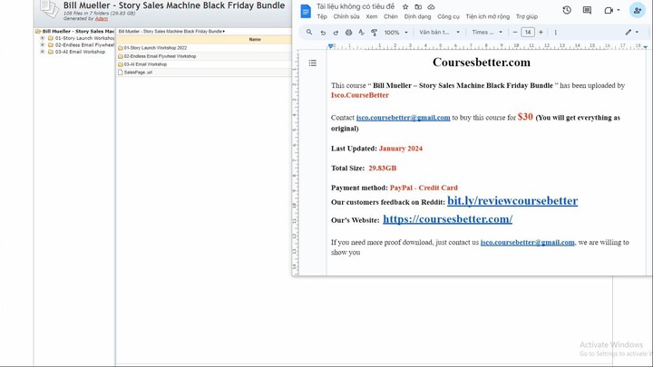 (CoursesBetter.com) Bill Mueller – Story Sales Machine Black Friday Bundle