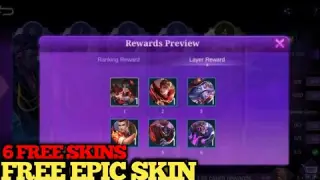 FREE EPIC SKIN! Claim 6 Skins (New 2021) In MOBILE LEGENDS