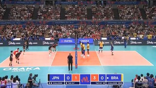 MEN'S VNL2022 JAPAN VS BRAZIL WEEK3