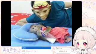 日本萝莉看《盘点动物们的丢魂时刻》当场被吓到