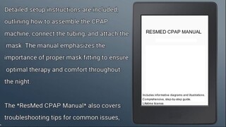 RESMED CPAP MANUAL