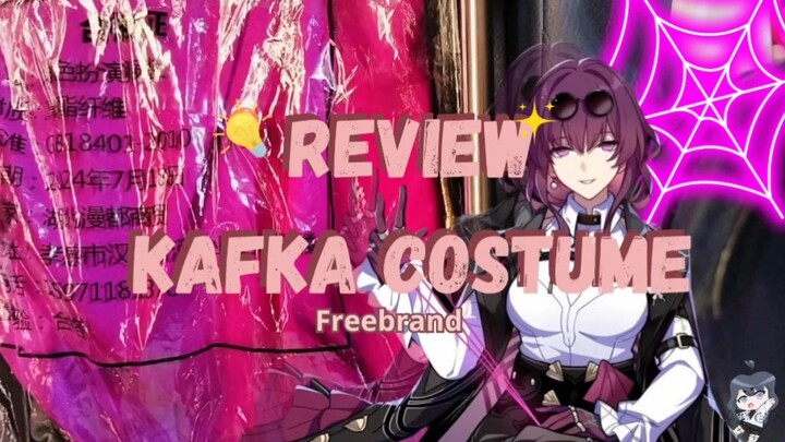 unboxing and review kafka costume 🕸️🕷️ (freebrand)