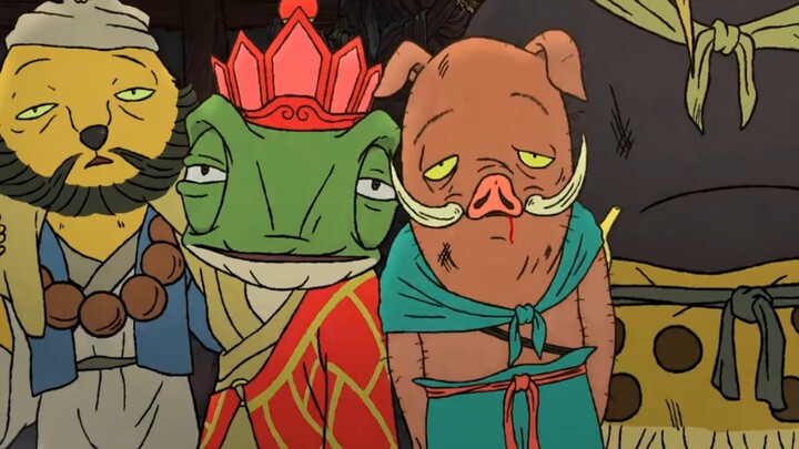 Sandy: Village Chief, you'd better not sleep too soundly tonight.