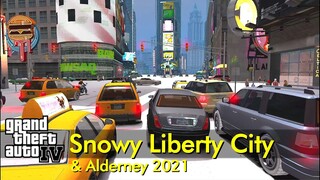 Snowy Liberty City & Alderney 2021 | GTA IV