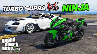 NINJA Superbike vs. Turbo SUPRA | GTA 5