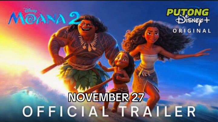 🎥MOANA 2 Official trailer DISNEY anime(2024)