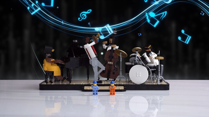 Benamkan diri Anda dalam kuartet LEGO, dan ada konser di rumah!