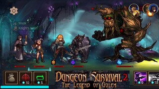 Dungeon Survival 2: The Legend of Golem Gameplay iOS Android